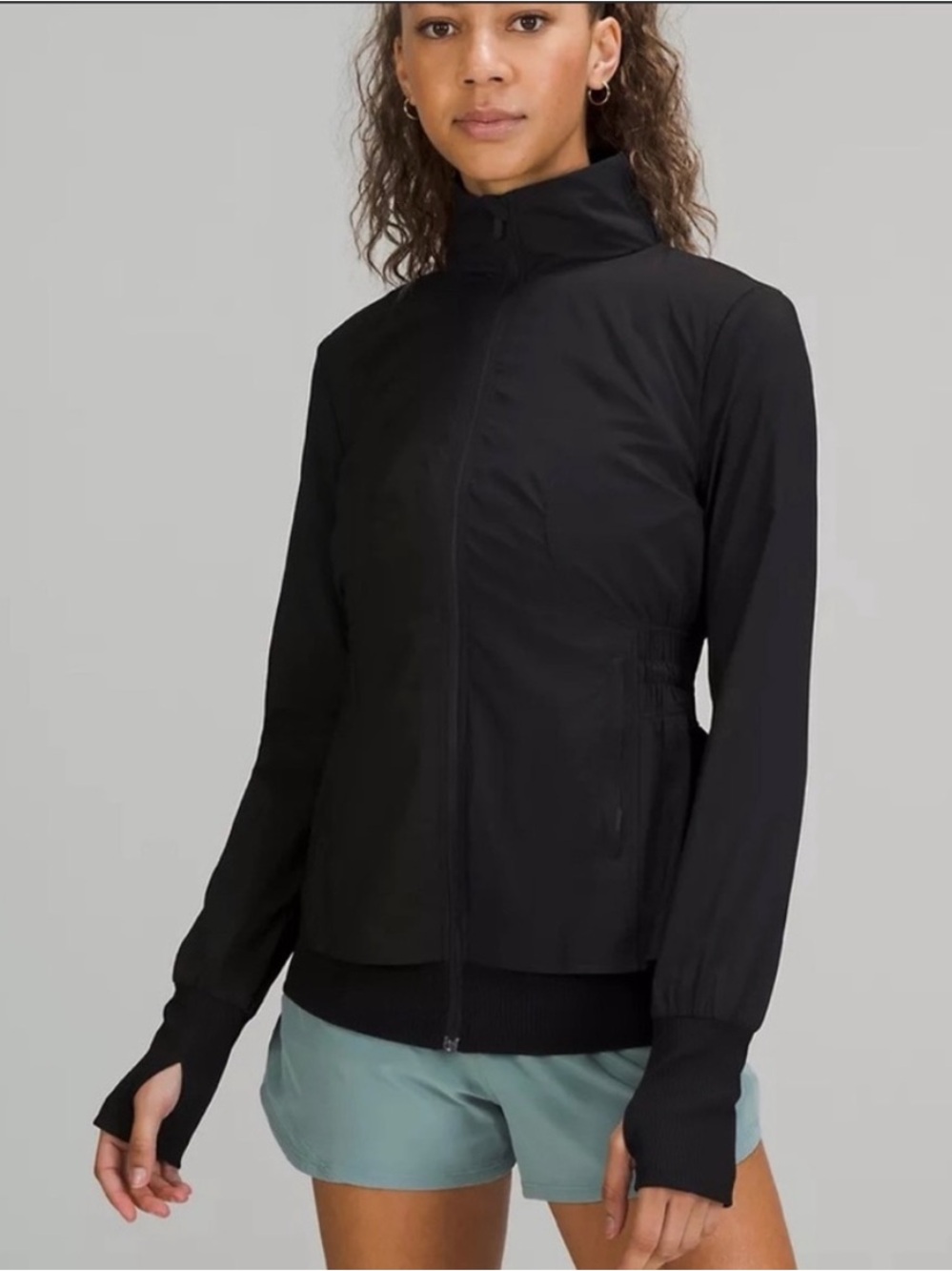 Lululemon Sights Seen Full Zip Jacket Black Women’s Size 4